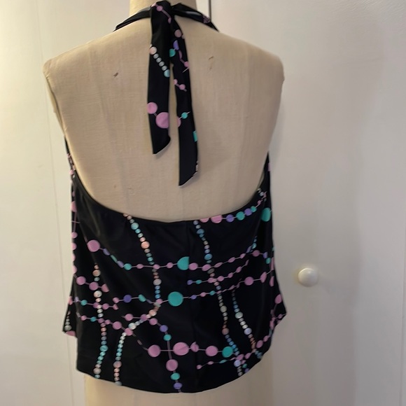 Via Marina dotted halter swimsuit top - Picture 3 of 7